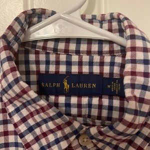 Red white and blue Ralph Lauren button down Oxford